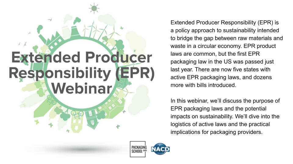 NACD Webinar: Extended Producer Responsibility Laws in the US